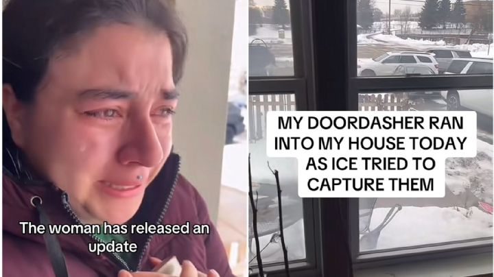 Mujer rescata a repartidora que era perseguida por ICE; la resguardó en casa