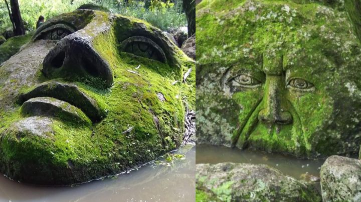 ¿Quiénes tallaron las cabezas gigantes de piedra que están en medio del bosque en Querétaro?