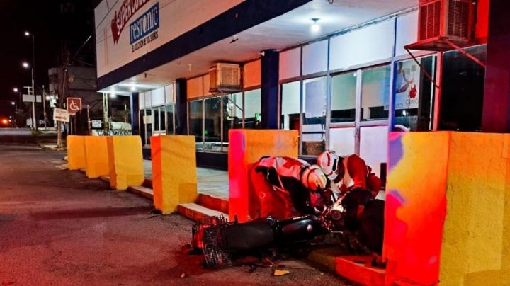 Repartidor de Rappi se mata tras estrellarse contra muro; perdió el control de su moto | VIDEO