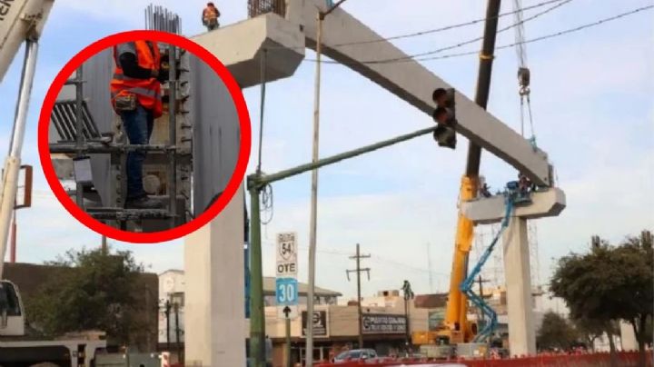 Muere trabajador que perdió el pie en accidente; le cayeron tubos en obra de Nuevo León