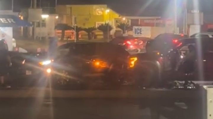 Fuerte carambola colapsa circulación en carretera 83 y calle San Luis en Laredo; choque deja 7 lesionados