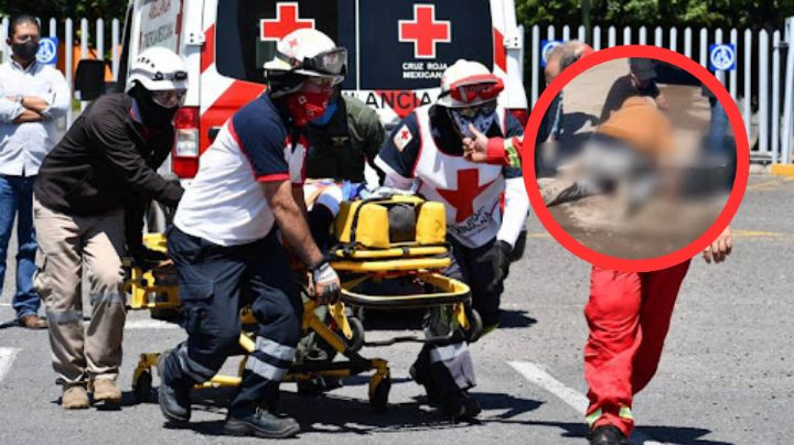 Niño esperaba el autobús con su abuelo; le cae barda encima y lo manda con fracturas al hospital en Sonora
