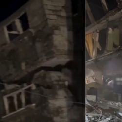 Fuertes vientos causan que edificio colapse sobre tiendas de desplazados; hay 3 muertos