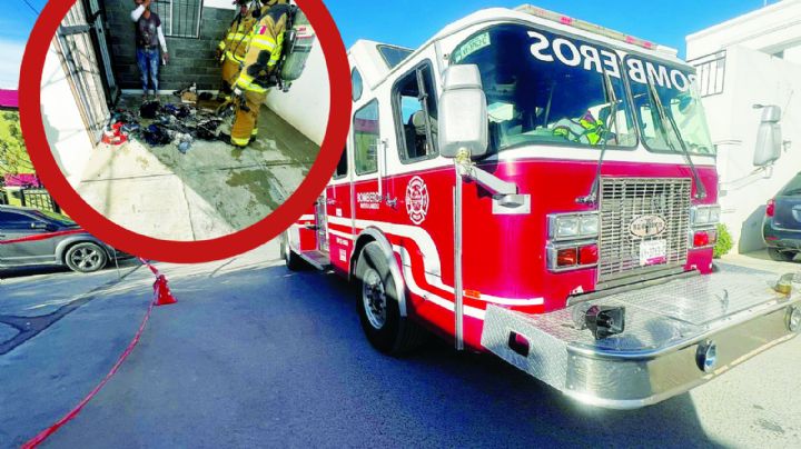 Repartidores de agua evitan tragedia en la colonia Los Fresnos tras corto circuito e incendio