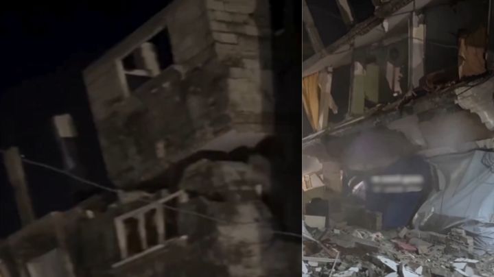 Fuertes vientos causan que edificio colapse sobre tiendas de desplazados; hay 3 muertos