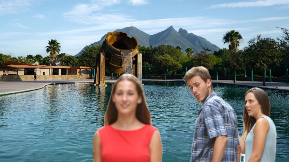 La infidelidad fue compartida en redes.