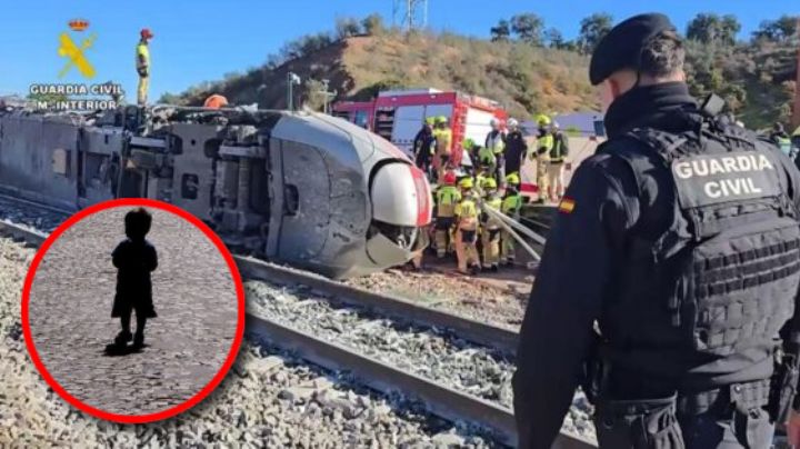 Guardia Civil rescata a niña sobreviviente de choque de trenes en España; iba caminando sola en las vías