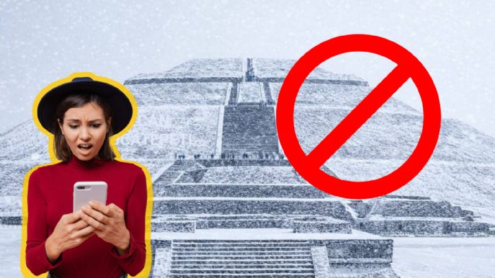 Pirámides de Teotihuacán no se congelaron; INAH aclara imágenes virales