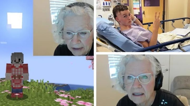 Abuelita se hace 'gamer' jugando Minecraft para pagar las quimios de su nieto con cáncer | VIDEO