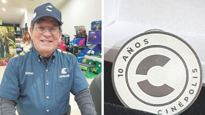 Abuelito de Nuevo Laredo celebra 10 años de servir a clientes de Cinépolis