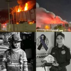 Mueren tres bomberos en acto de servicio; dieron su vida por ayudar a personas atrapadas en el incendio