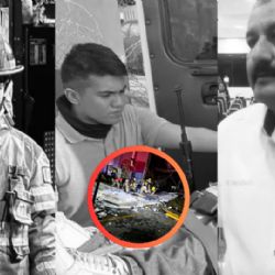 MOMENTO EXACTO en el que colapsa pared en incendio que cobró la vida de 3 bomberos en Matamoros