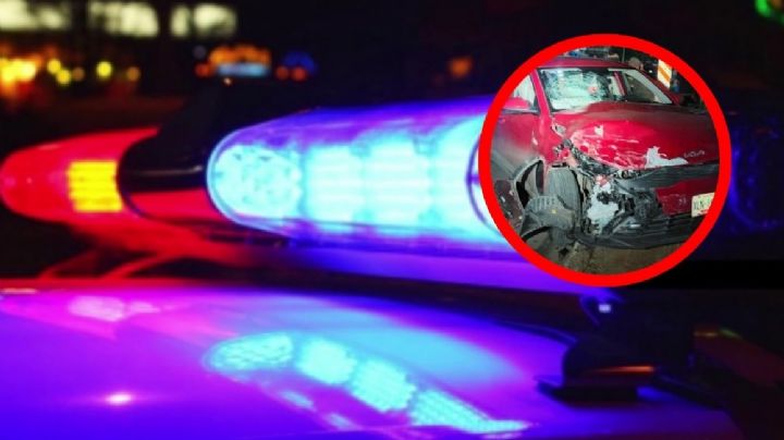 Fuerte choque en la colonia Buenavista; dos personas terminaron lesionadas