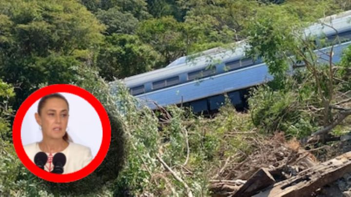Sheinbaum anuncia dictamen oficial por descarrilamiento del Tren Interoceánico; FGR revelará causas