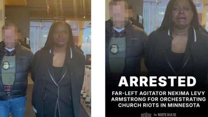 La Casa Blanca difunde foto de manifestante arrestada en Minnesota y le añade lágrimas