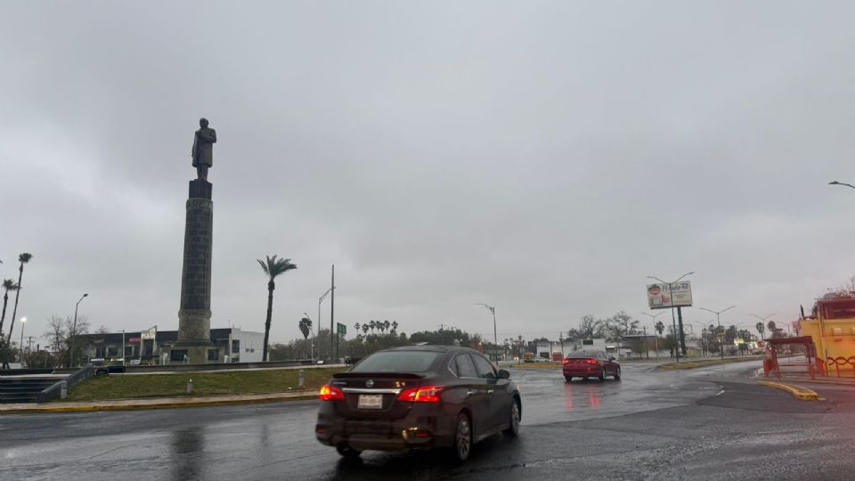 Nuevo Laredo amaneció con llovizna y frío este sábado 24 de enero.