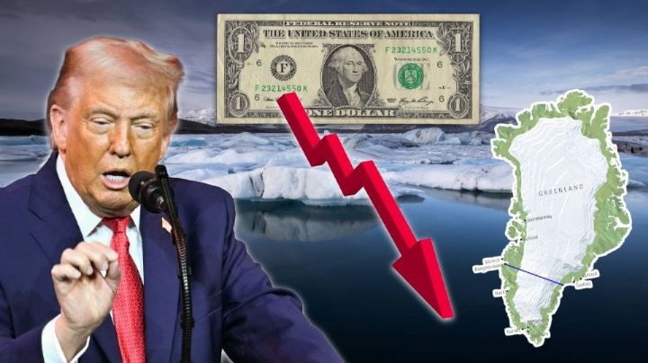 Trump se encapricha con Groenlandia y dólar se desploma; tipo de cambio HOY 25 de enero del 2026