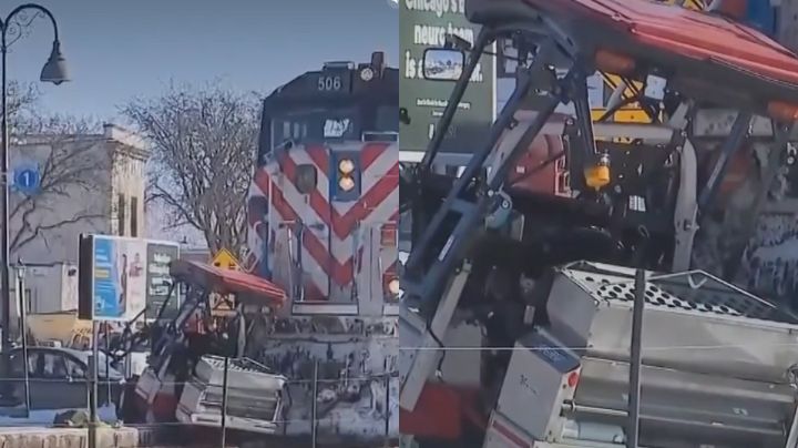 Abuelito muere mientras trabajaba; tren embiste el quitanieves donde se encontraba