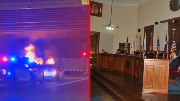 Continúan sin identificar a víctima de incendio tras choque en el Interconector Milo de Laredo