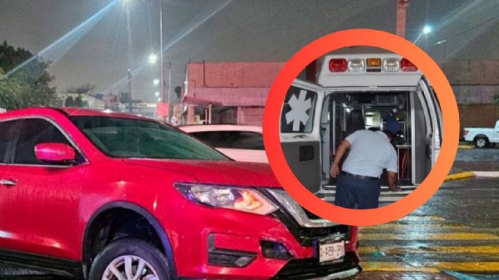 Conductor se estrella contra muro en la avenida Guerrero; iba a exceso de velocidad