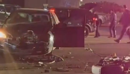Identifican a motociclista que sufrió grave accidente en Laredo; lo llevarían a San Antonio