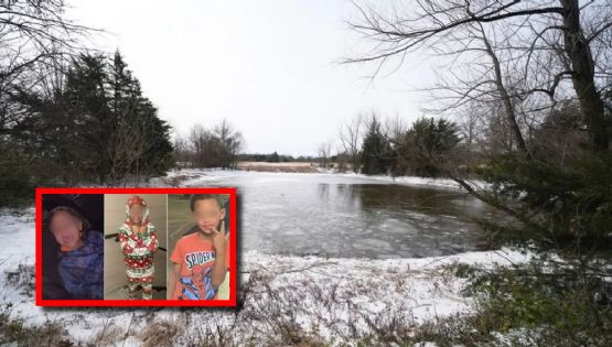 Así es el estanque donde murieron los tres hermanos congelados en Texas