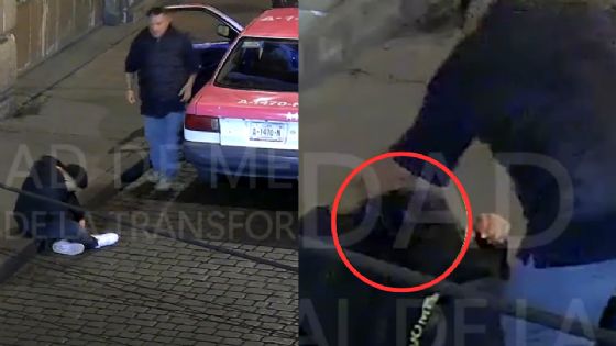 Taxista simula auxilio y despoja a borracho de su celular | VIDEO