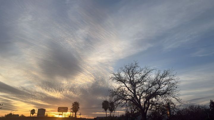 ¿Cielo aborregado en Nuevo Laredo?; nubosidad anticiparía frío y cambios en el clima | VIDEO