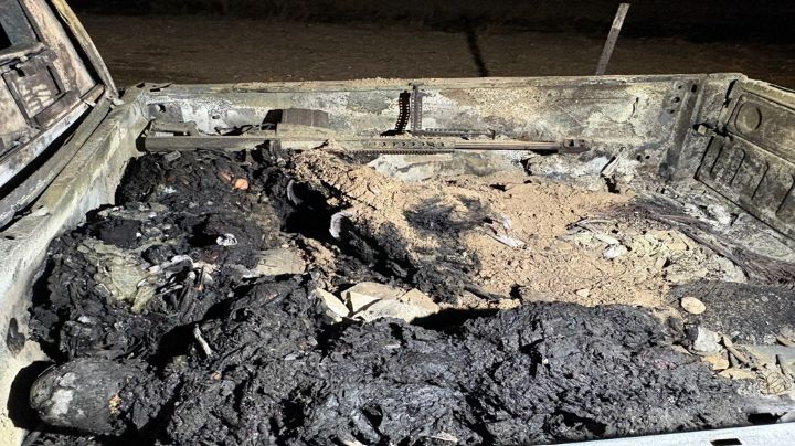 Guardia Nacional asegura dos fusiles Barrett y un vehículo blindado en Tamaulipas