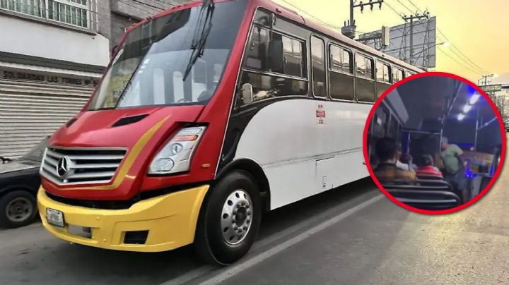 Patrón baja y golpea a chofer acusado de conducir tomado; puso en peligro a sus pasajeros: 'es mejor que le meta unos madrazos a que les pase algo'