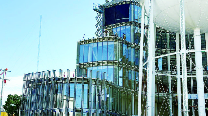 Avanzan obras de construcción del Museo de Ciencia y Tecnología y el Planetario de Nuevo Laredo