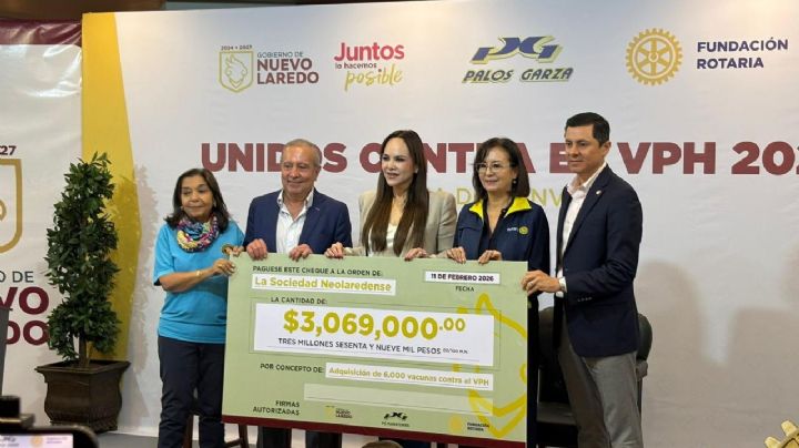 Unidos contra el VPH 2026: vacunarán a 3 mil hombres en Nuevo Laredo