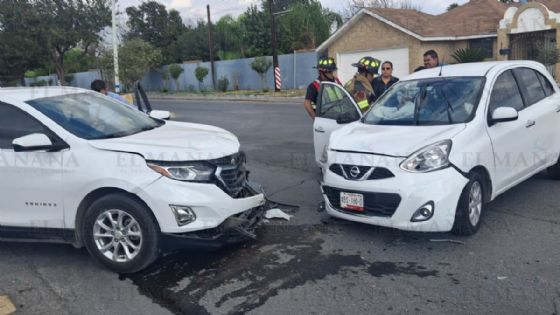 Accidente en Ruiz Cortines y Campeche deja a abuelita con lesiones leves