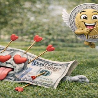 Peso mexicano le rompe algo más que el corazón al dólar; tipo de cambio HOY 14 de febrero