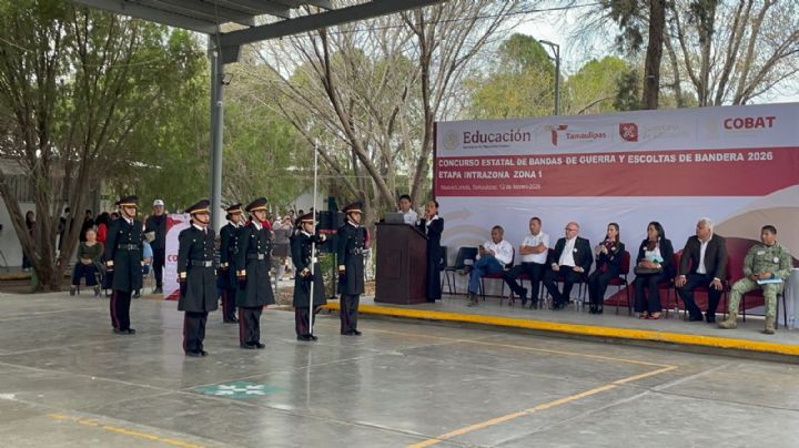 COBAT 01 de Nuevo Laredo va al Estatal de Bandas de Guerra y Escoltas de Bandera 2026