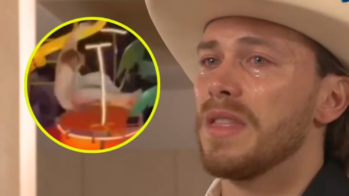 Aldo De Nigris sufre aparatosa durante el Carnaval de Mazatlán; ¿se lastimó el influencer?