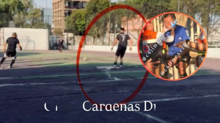 Partido de futbol termina en violencia; agentes de investigación son señalados por ataque a árbitro