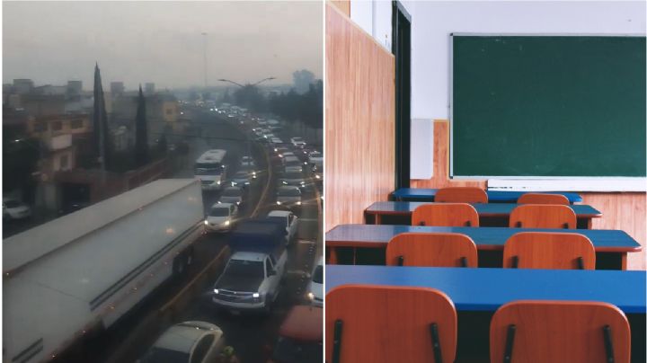 Se reporta fuerte incendio en el Estado de México; ¿se cancelan las clases por alta contaminación?