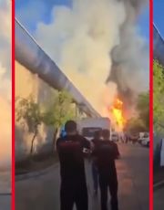 Foto descriptiva de: Explota camión de gas; deja 3 muertos y 10 heridos | VIDEO