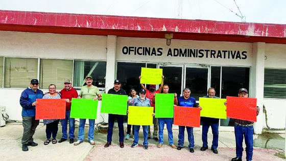 Jubilados de Petróleos Mexicanos de la Sección 40 en Nuevo Laredo alzan la voz por retiro de servici