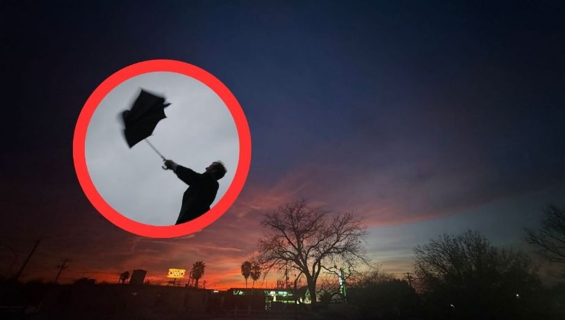 Se avecinan fuertes rachas de viento de hasta 50 km/h en Nuevo Laredo; bajará la temperatura