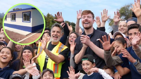 MrBeast y Eugenio Derbez construyen escuela en EdoMex; proyecto beneficia a comunidad rural | VIDEO