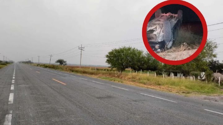Volcadura termina con la vida de Pedro; perdió el control de su camioneta con placas de Texas