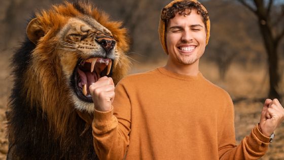 Así puedes sobrevivir al ataque de un león; solo necesitas un suéter, según expertos