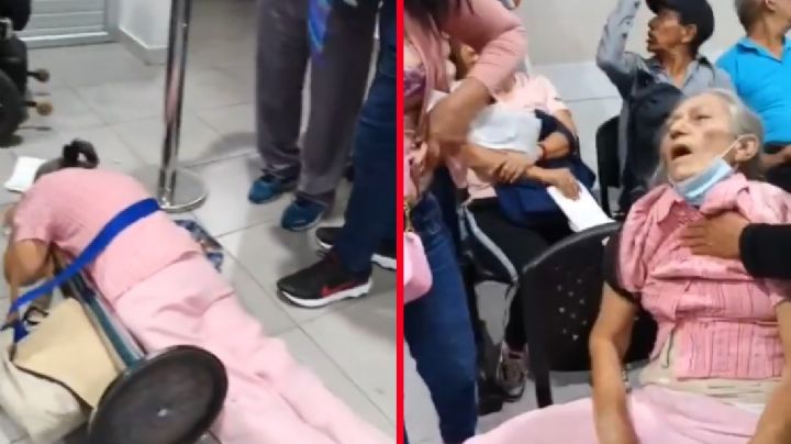 Abuelita denunció falta de medicinas y murió minutos después en la sala de espera | VIDEO