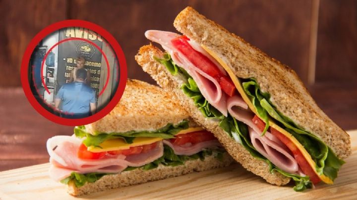 ¡Todo por tres sándwiches! Comerciante agrede a golpes a adolescente por no pagarle | VIDEO