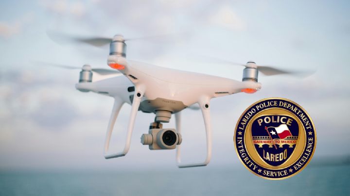 Sujeto apunta con láser a dron de la Policía de Laredo; es identificado y multado
