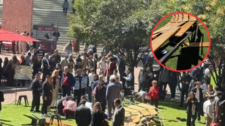 Colapsan gradas durante foto de graduación en la Ibero; este es el estado de salud de los alumnos | VIDEO