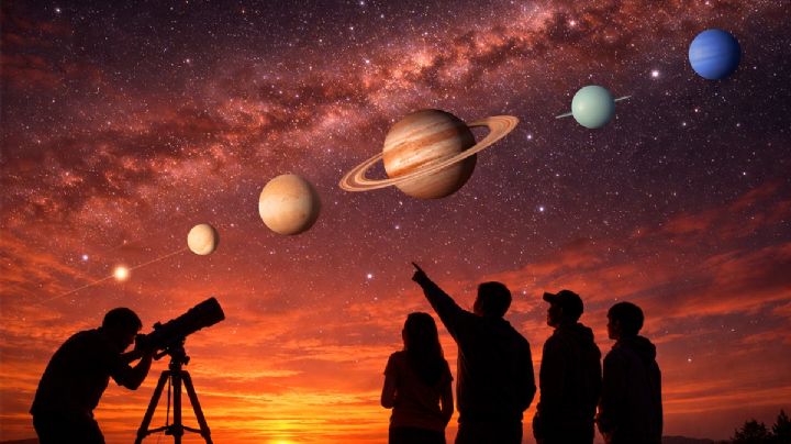 Evento astronómico sorprenderá al mundo: 6 planetas se alinearán y así podrás verlos sin telescopio a simple vista