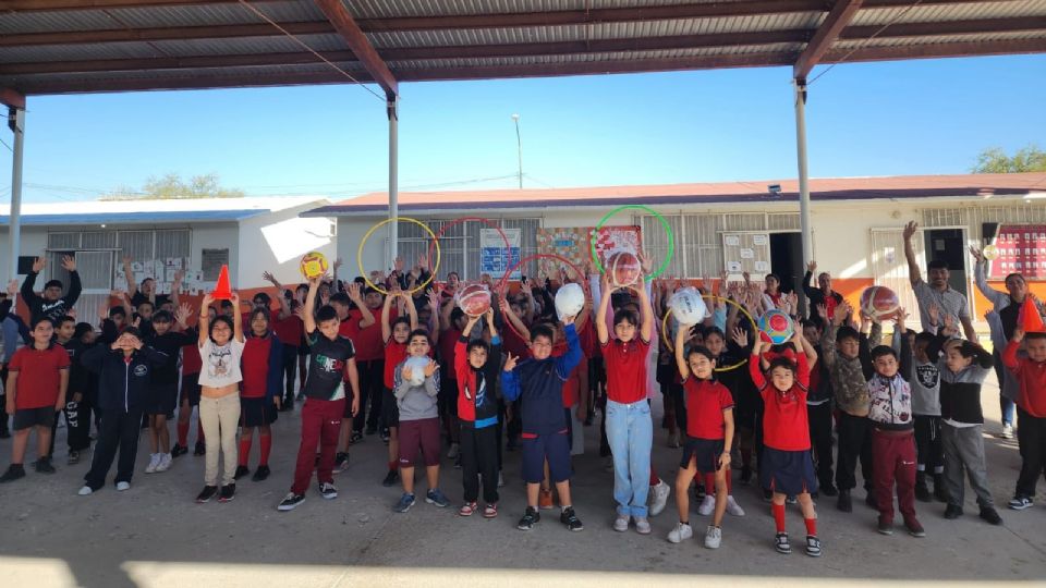 Los pequeños disfrutaron de una sana actividad física.